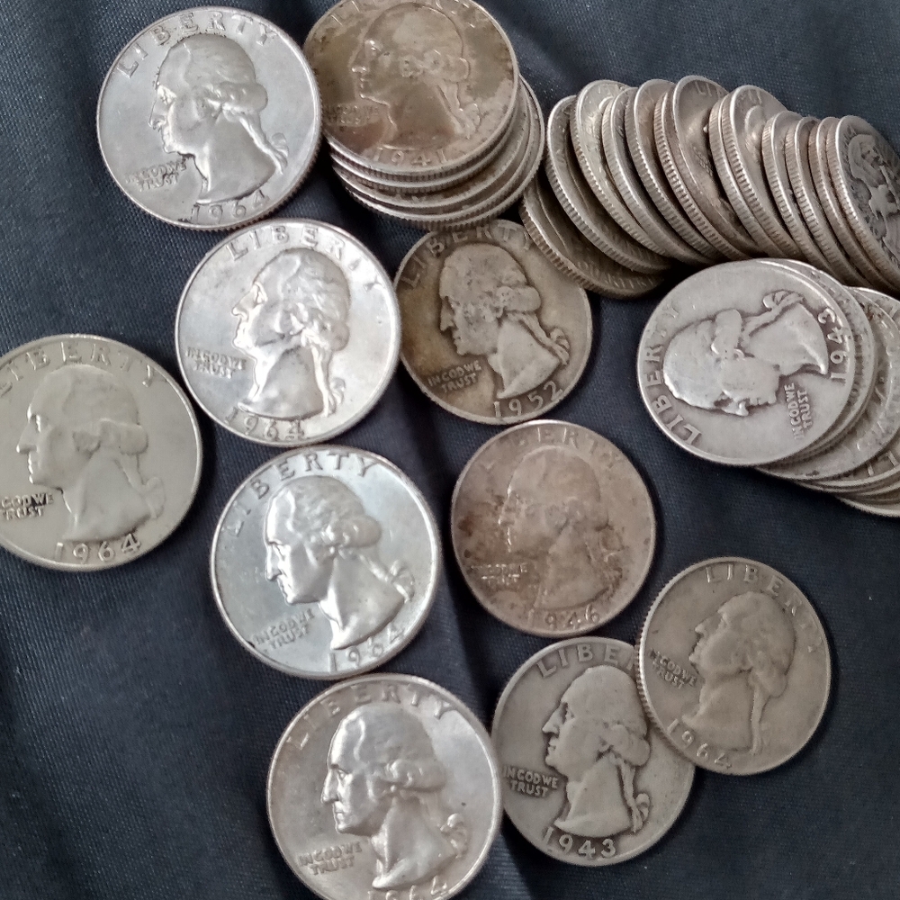 Vintage Silver Quarter One Coin Lot